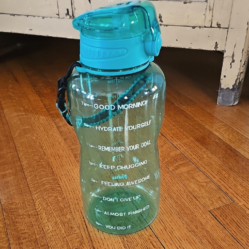 Hydrate Yourself Water Bottle - Fidus  Mint Green 128oz.